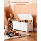 White MDF Kids Storage Bench Seat Toy Chest Durable Organizer